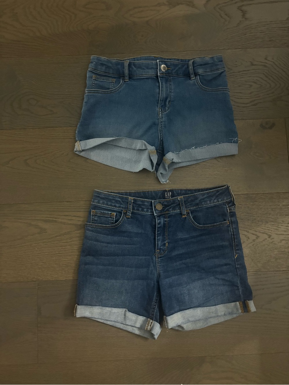 Gap & Joe fresh girls blue denim shorts sz 14 NWT